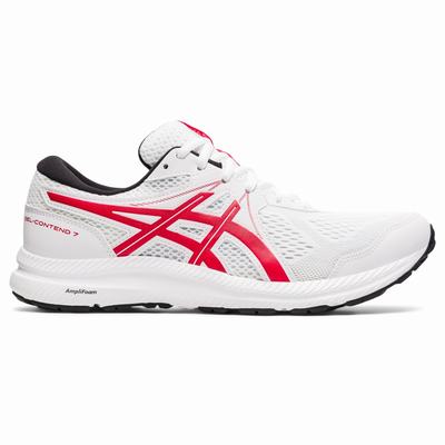 Asics Gel-Contend 7 - Miesten Juoksukengät - Valkoinen/Punainen